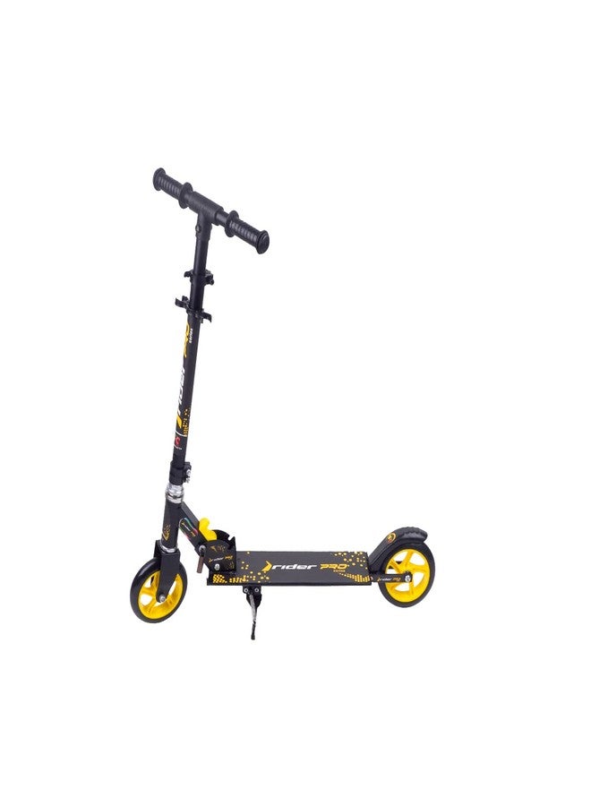 SPEEDFOX Metal Kick Scooter for Kids of Ages 5+Years | 2 Wheel Scooter | Foldable Design | 3 Adjustable Height with Rear Braking | Max Use Weight 50kg (Rider Pro) (Yellow) - Image 3